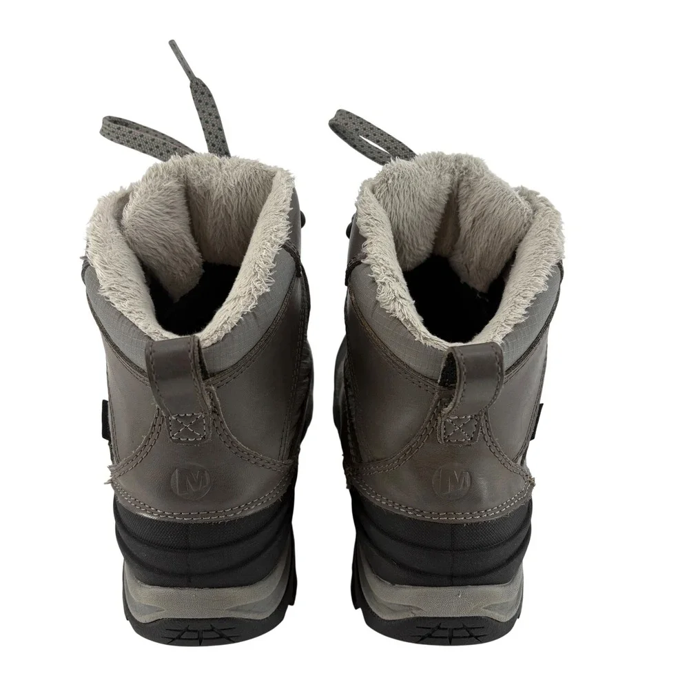 Merrell Snowbound Charcoal Gray Waterproof Insulated Winter Boots‎ Women's Sz 6